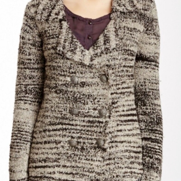 Vintage Free People Double Breasted Sweater Cardigan - Picture 2 of 6